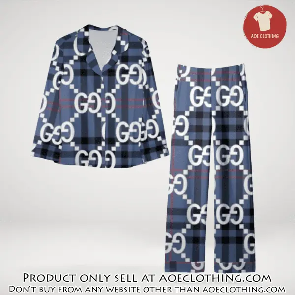 Trending luxury gc satin pajama set pjs1057 aoe2601965